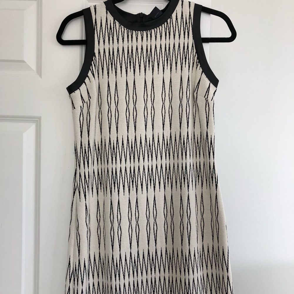 NWT Aqua leather hem bodycon dress- XS